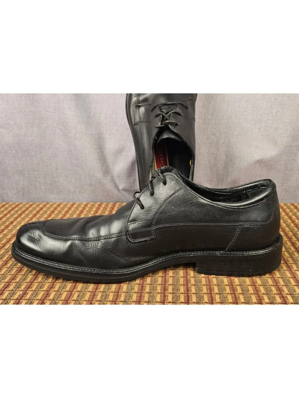 Cole Haan Black Leather Oxford Dress Shoes Mens Size 10 Classic Formal Lace-Up